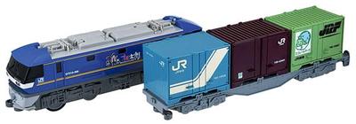Toyco Ljudtåg EF210 Momotaro med Containervagn