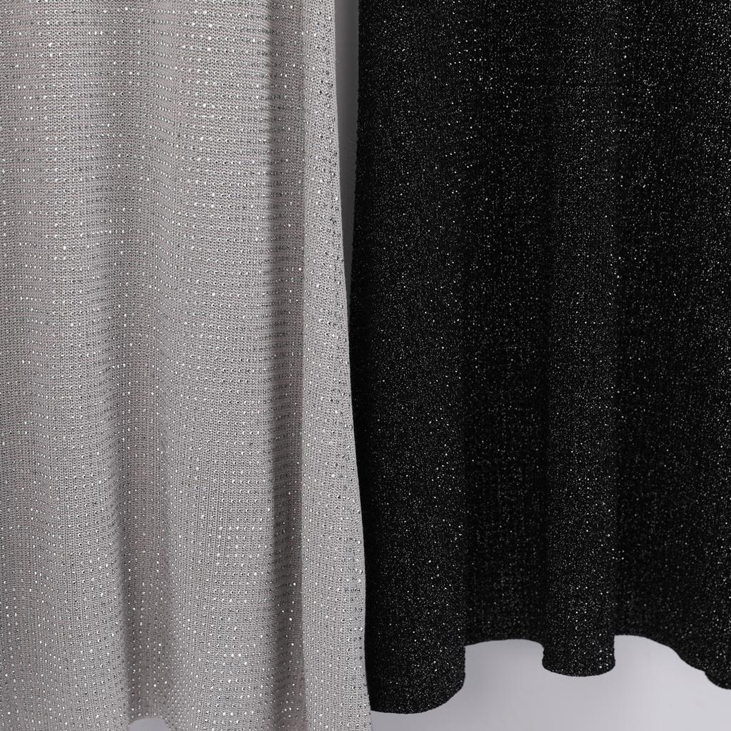 High-quality New Sleeveless V-neck Knit Rhinestone Dress for Summer, Versatile Slimming Dress