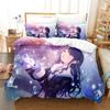Anime Project SEKAI Hoshino Ichika  Bedding Set Boys Girls Twin Queen Size Duvet Cover Pillowcase Bed Kids Adult