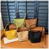 Suede Retro Matte Small Bag Women's 2025 New Fashion Simple Shoulder Messenger Bag Portable Bucket Bag