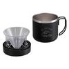 CAPTAIN STAG UW-3551 Pop-Up Coffee Dripper with Lid, Made In Japan, Clear, Dimensions: Approx. 85mm Diameter X 65mm Height