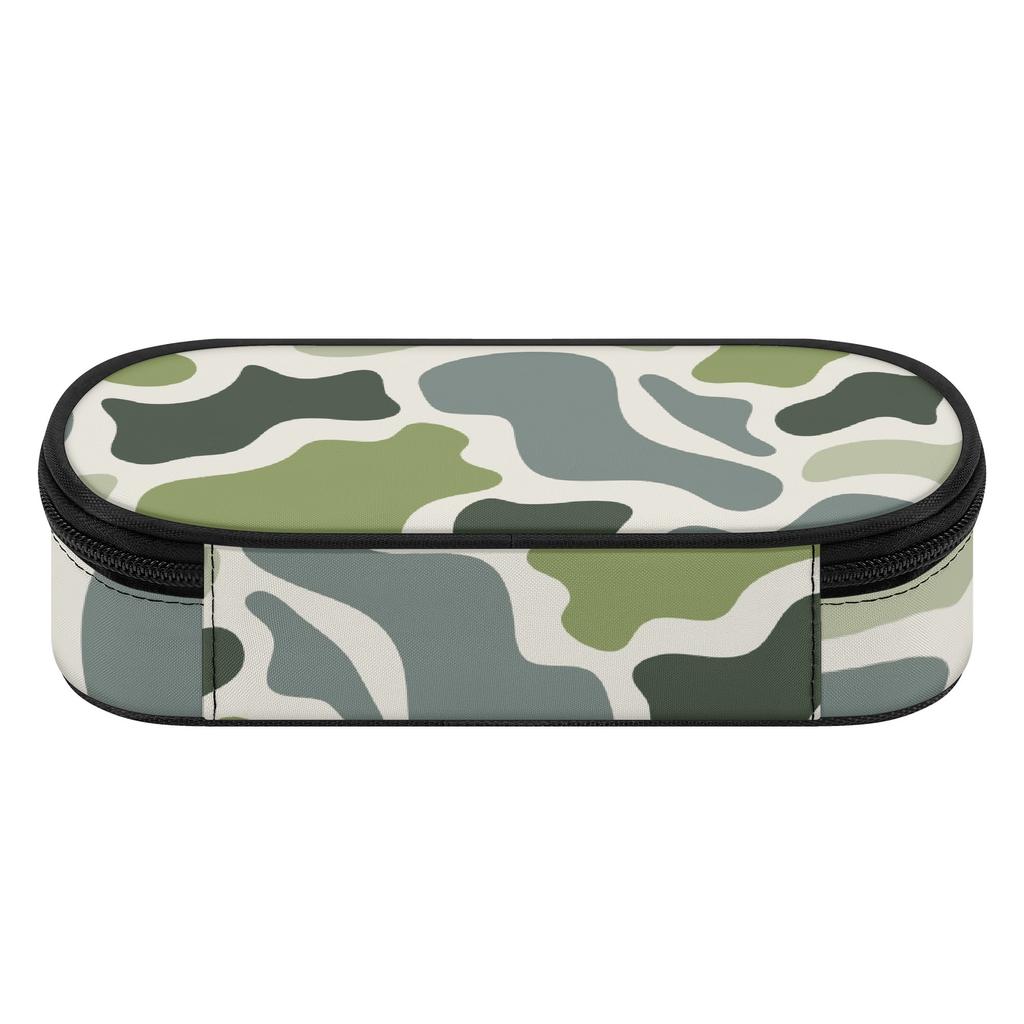 Pencil Case 300D Polyester Printed High Capacity Easy Open Zipper with Mesh Pocket Removable Divider and Pen Slots for Boys Girls