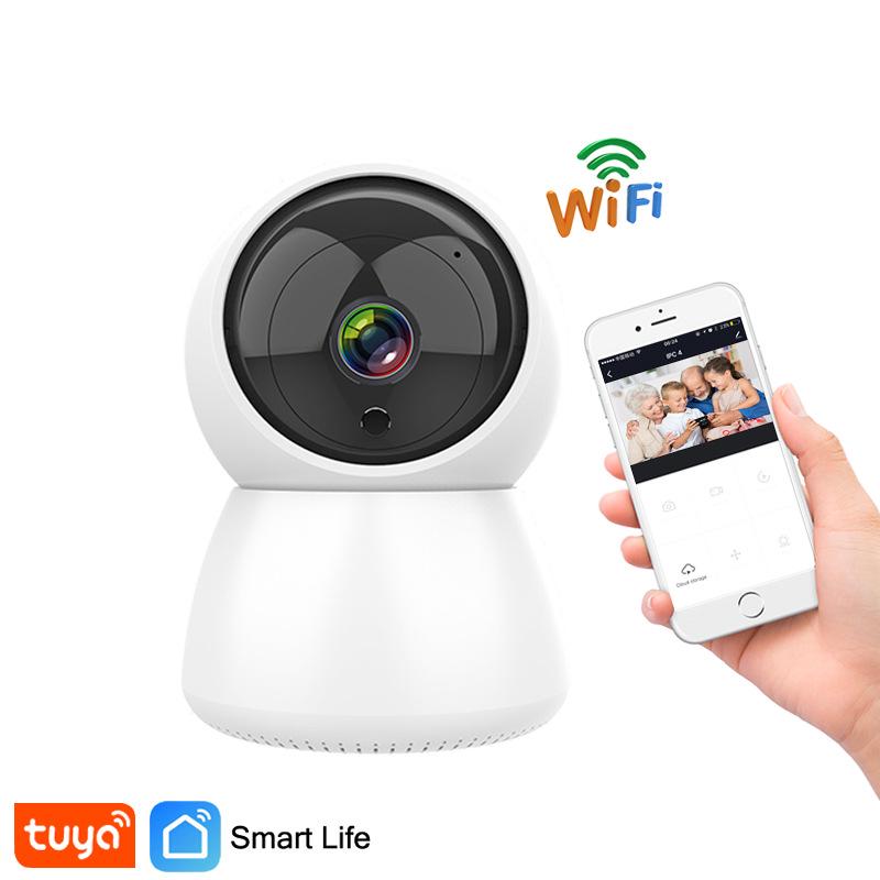 Tuya 1080P Smart Camera with 360° Rotation, Remote App Monitoring & Night Vision