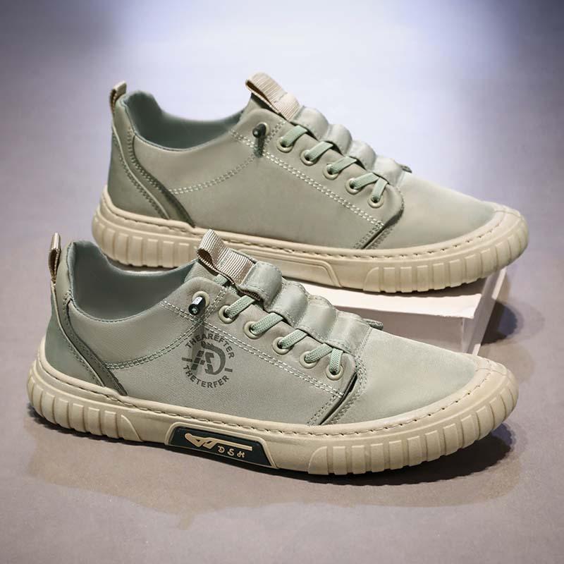 Men'S Autumn Fashion Casual Walking Shoes, Featuring A Striped Design, Comfort and Breathability, Suitable for Both Sports and Leisure Shoes