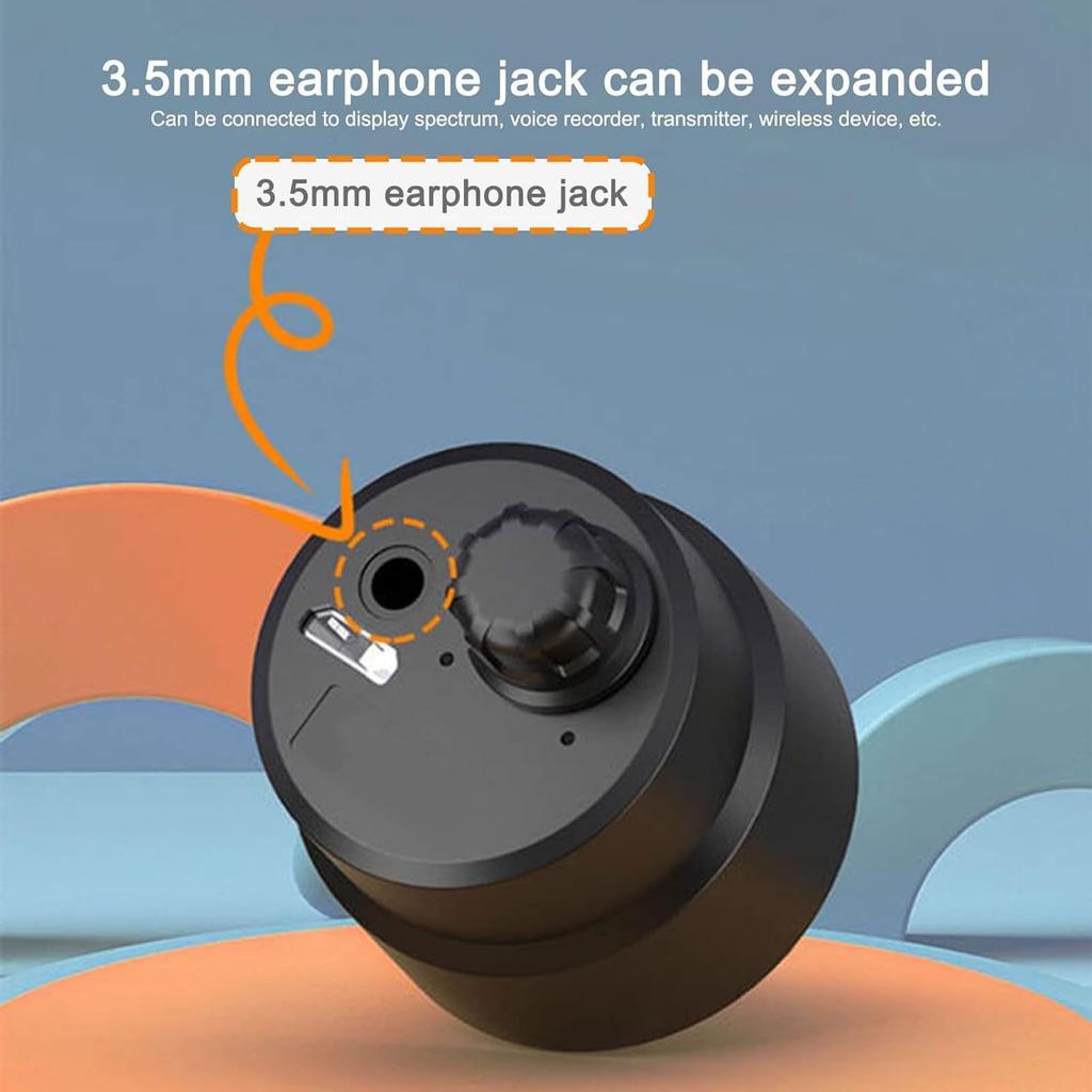 Wall Pipe Leak Listen Detector 13000X Through Wall Microphone Amplifier Strong Penetration Clear Sound Compact for Water 