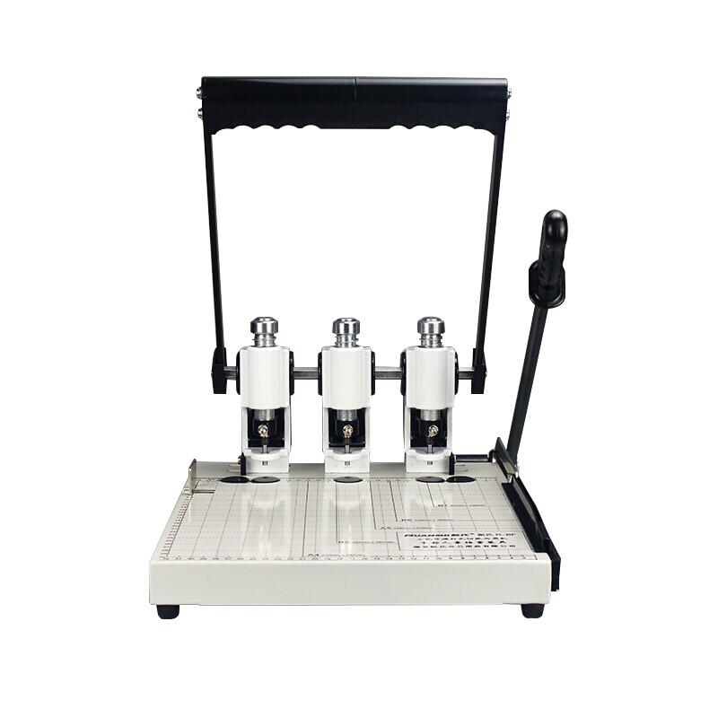 Ruan s R-BF Manual Binding Machine with Paper Cutter & 3-Hole Punch