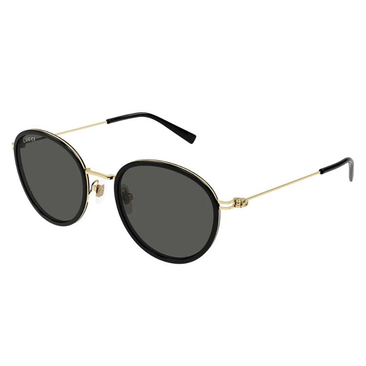 

GUCCI Solid Temples Acetate Round Sunglasses Women s Gold 51 золотой