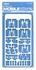 Wave Option System Series Scale Mobile Staff Plastic Model Parts OP431 1/100