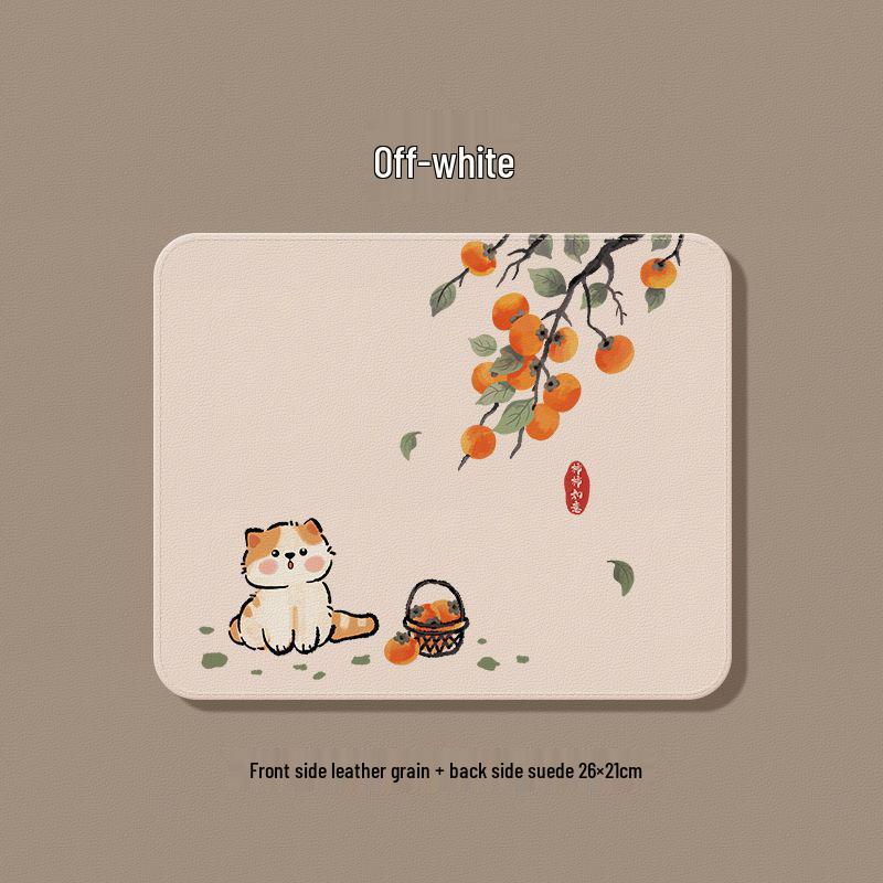 Cute Waterproof Laptop Desk Pad with Hand Rest - Odorless, Anti-Stain Mouse Pad for Office Use