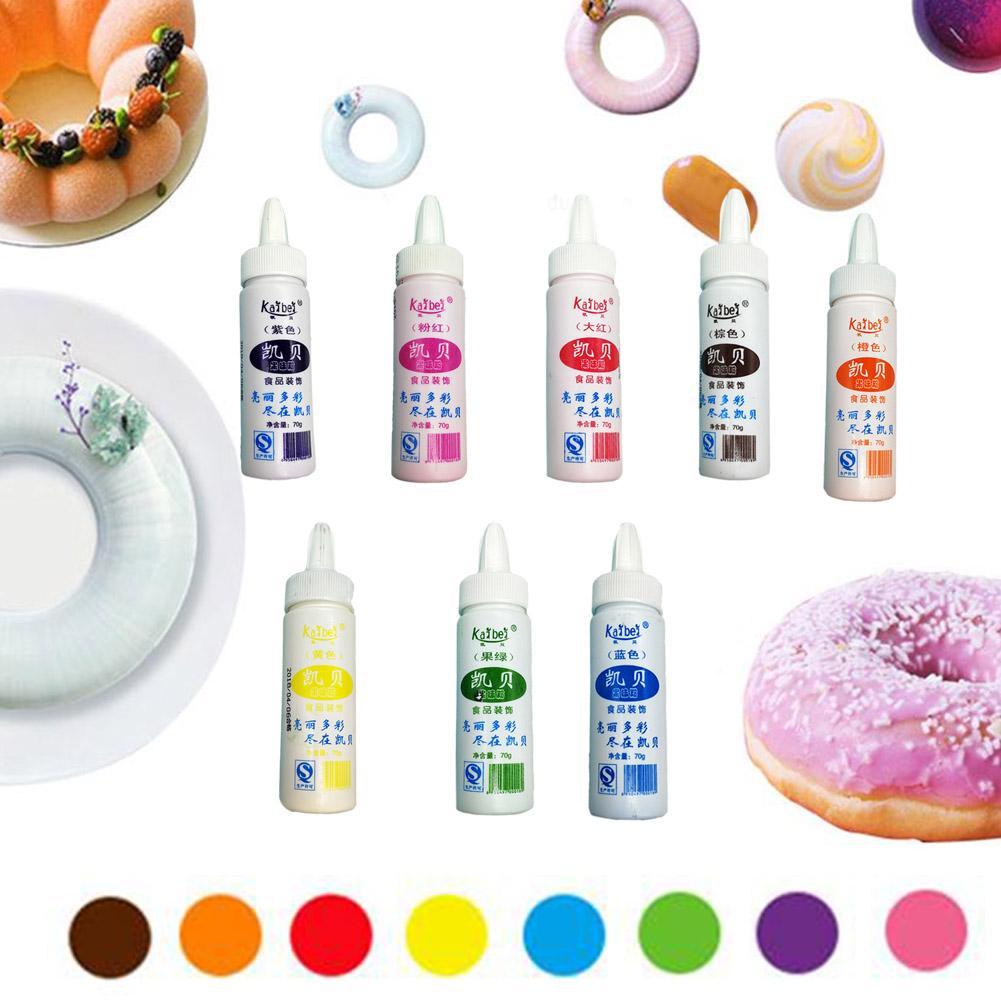 Buy 8 Flavors/set New Food Coloring Fruit Powder Cake Fondant Decal