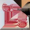 Double Happiness Wedding Static Cling Sticker – Ideal for Wedding Room & Car Decoration