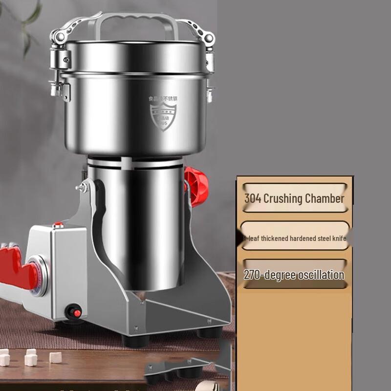 

CHUGOUXIANG Маленька багатоцільова кавомолка/подрібнювач трав, штекер CN (адаптер в комплекті)