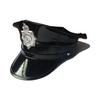Cosplay Police Hat Wide Brim Octagon Cap Halloween  Supplies Special Police Props
