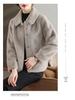 Middle-Aged & Elderly Women's Fur-Lined Mink Velvet Short Coat for Autumn/Winter