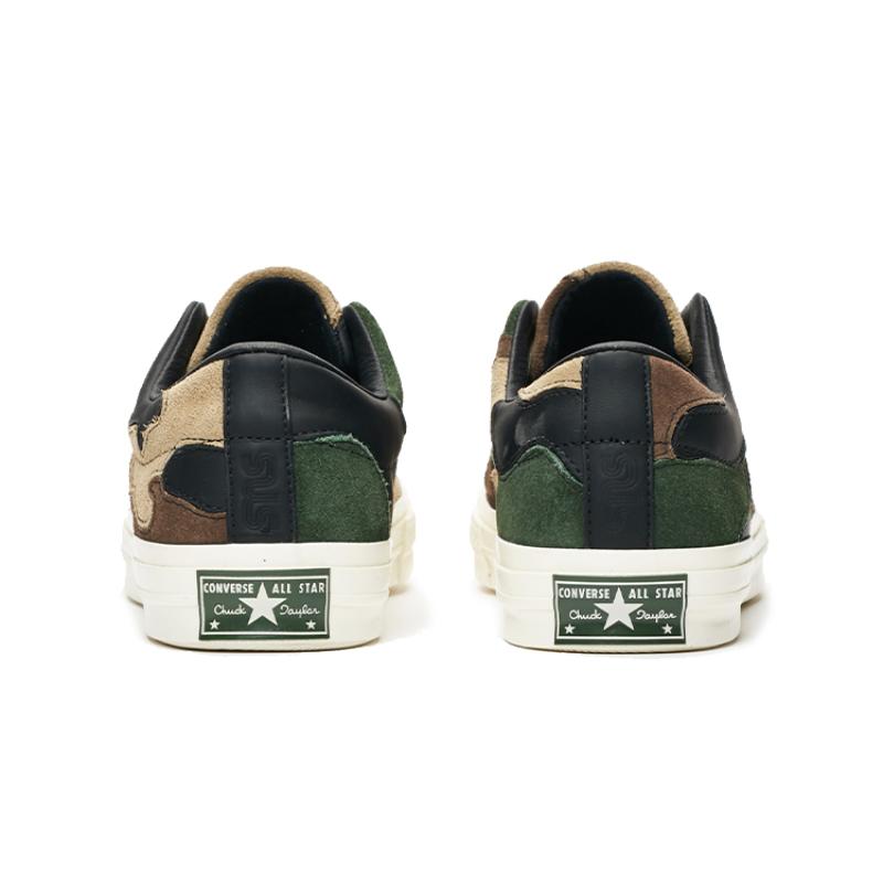 Sneakersnstuff x Converse One Star Camo Non-Slip and Abrasion Resistant Low-Top Board Shoes Unisex Camouflage