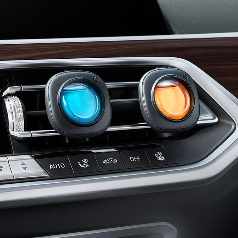 Car Fragrance Auto Air Outlet Aromatherapy Clip With Essential Oil Air Freshener Car Interior Odor Removing Fragrance Perfume