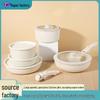 16-Piece Non-Stick Cookware Set with Detachable Handles