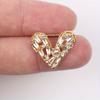 Glitter Rhinestone Heart-Shaped Brooch Pin, Minimalist Safety Pin For Cheongsam Dresses Cardigans Mini Corsage For Women