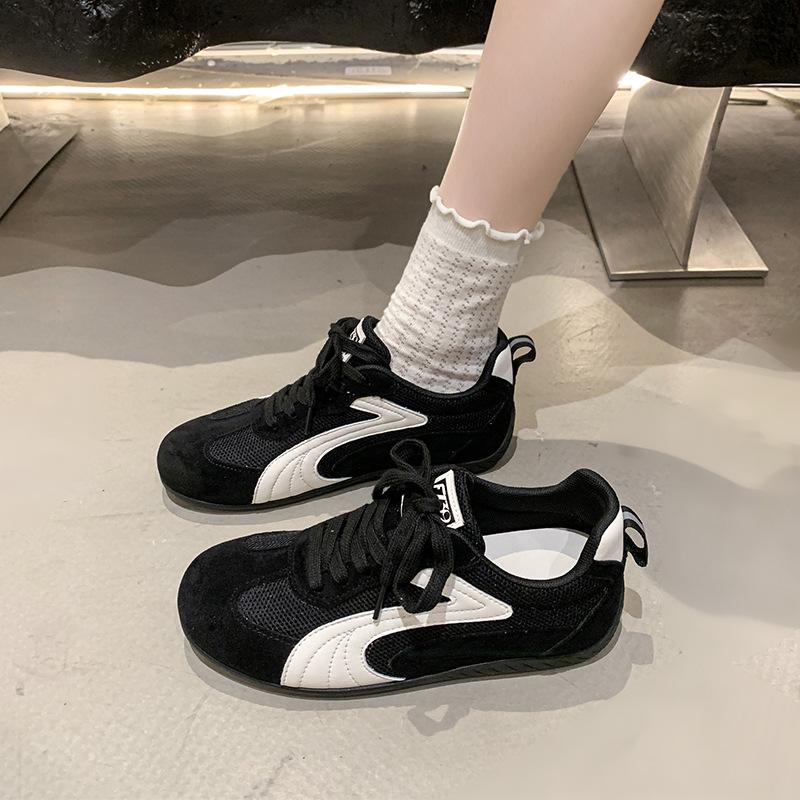 Retro mesh breathable red soft-soled Forrest Gump shoes 2025 thick-soled shit-stepping summer new sports and leisure women's shoes