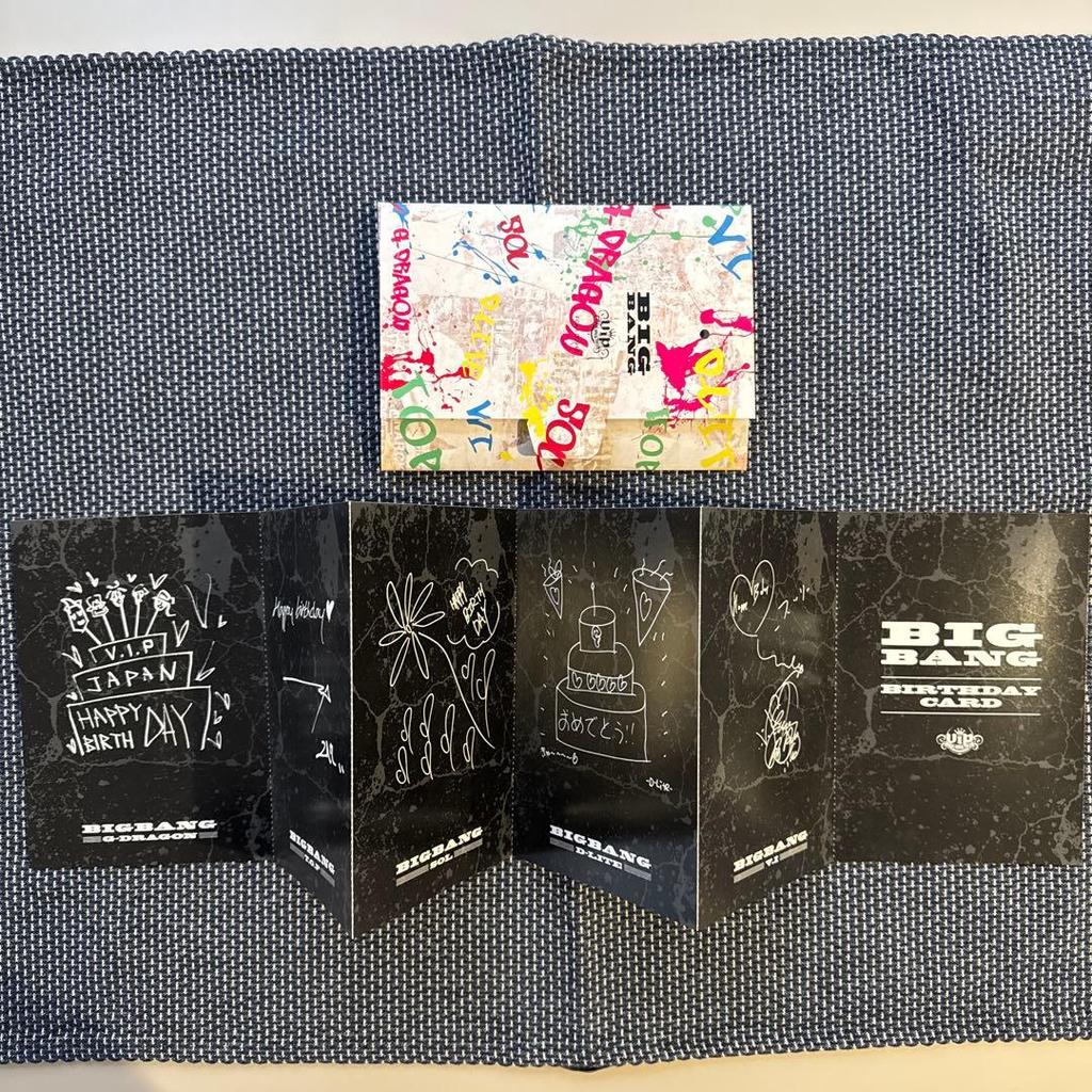 [USED] BIGBANG FC Bonus Birthday Card