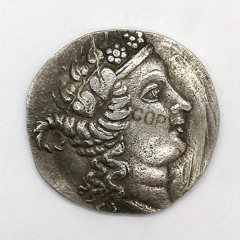 

Древнегреческая мифология Дионис Бог вина Металлический значок Ремесло Монета Украшение Подарочная копия