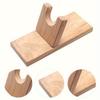 Hot Glue Gun Holder Glue Gun Stand Tools Storage Holder Bracket 20x8cm Wood Hot Glue Machine Base Craft Room Organizer