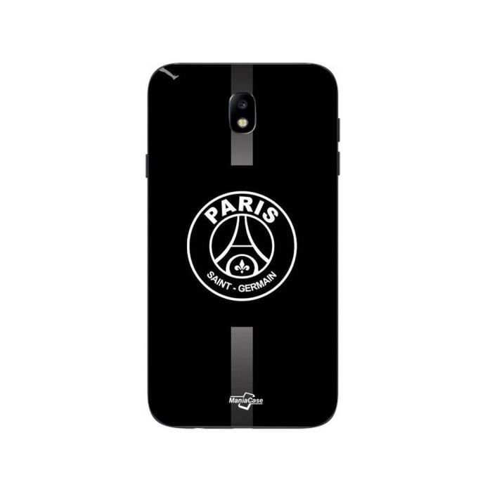 Coque - PSG - Samsung Galaxy J7 2018 - Logo Jordan - Souple - Gris