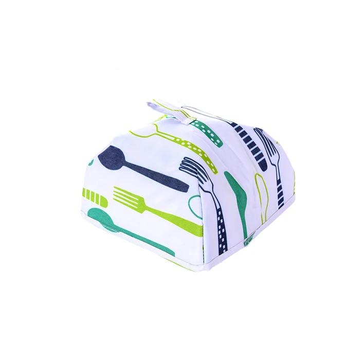 Creative Foldable Vegetable Cover Dining Table Cover Food Insulation Cover Aluminum Foil Food Cover Dining Table Dust Cover 1PC
