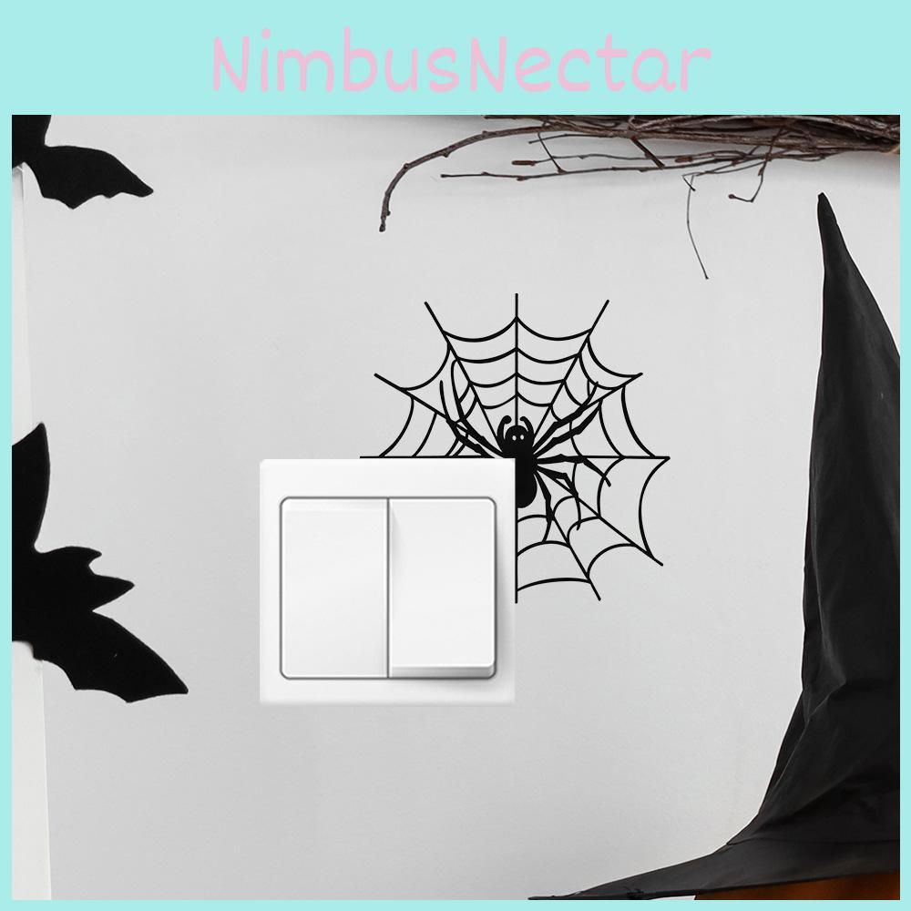 Modern Pvc Halloween Spider Wall Decal For Kitchen And Commercial Spaces