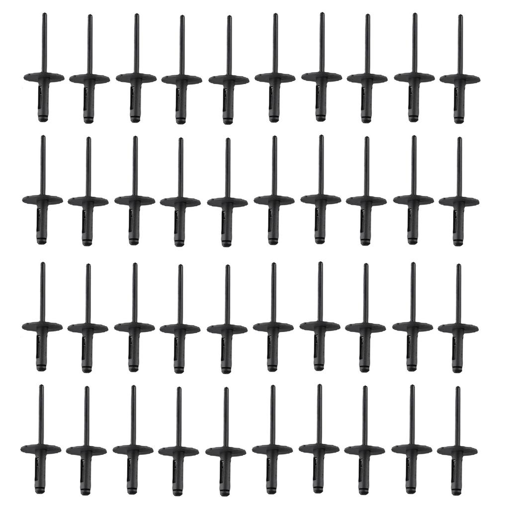 Kunststoff-Nieten für Auto Schwarz 51777171004 Für-E84/X3/F25/E70/X6/E71 Praktisch