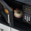 1:12 Black Miniature Microwave Oven Dollhouse Furniture Home Model Decor Toy Doll House Accessories
