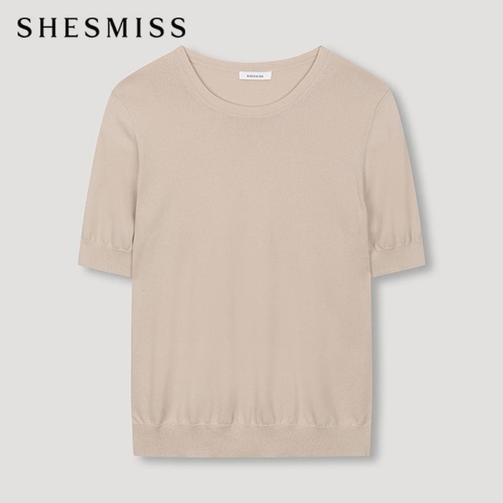 

She S miSS Puff короткий рукав трикотажный топ SSkpon22530 фунтов light beige/55