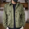 Men's Retro Military Style Spring Multi-Pocket Workwear Jacket