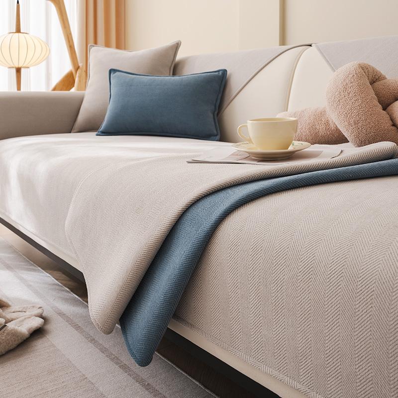 Chenille-Sofabezug, Vier Jahreszeiten, universelles Sofatuch, rutschfestes Couchkissen, Wohnzimmersofas, Schutzbezug, Funda-Sofa
