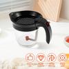 Fat Separator with Bottom Release Efficient Oil Separator Heat-resistant 33.81 Oz Gravy Separators for Cooking Kitchen Gadgets