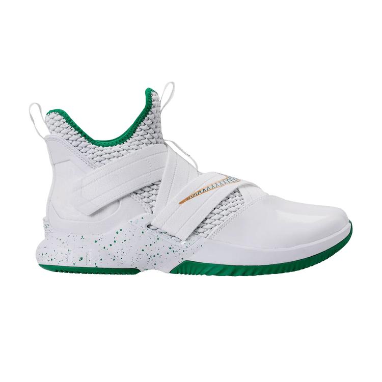 

Nike LeBron Soldier 12 SVSM Home Мужские кроссовки Бело-белые многоцветные AO2609-100