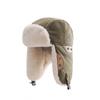 Korean Version of Lei Feng Hat Men and Women Winter Thickened Warm Couple Ear Protection Locomotive Hat Bike Flying Hat