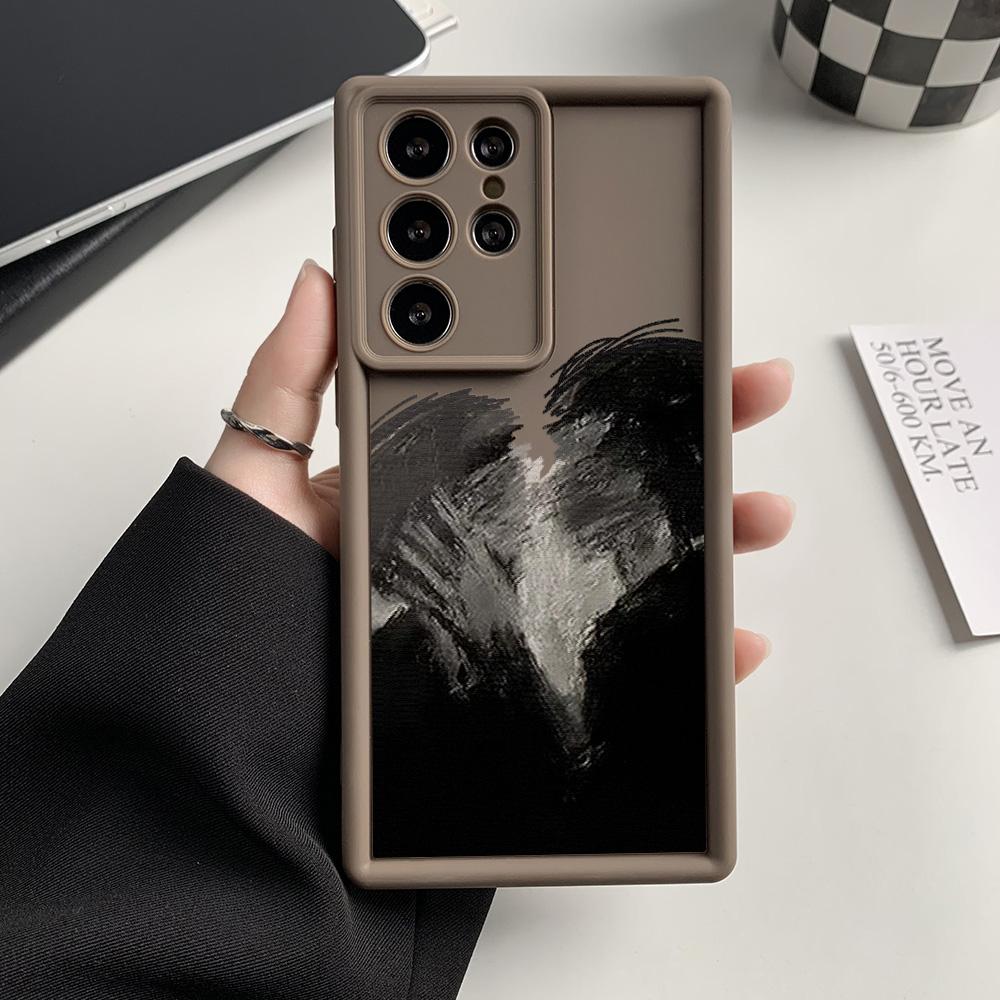 Aesthetic Case For Samsung A55 5G S25 Ultra A54 A16 A15 A53 A35 A34 A14 A13 A06 A05 A05s A33 A25 S24 FE S23 Plus S22 Soft Cover