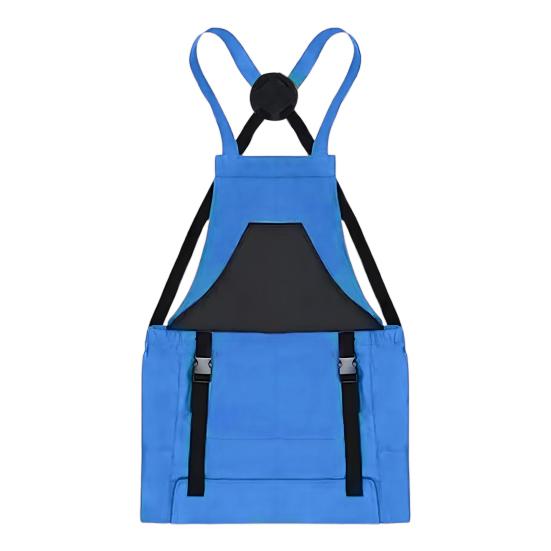 Gardening Apron with Tool Pockets Large Capacity Harvesting Pouch for Outdoor Farming Fruit Picking Quick-Release Durable Canvas