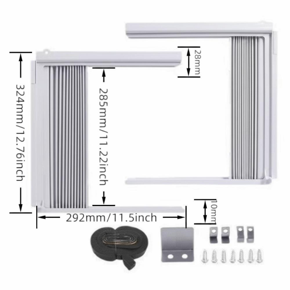ABS Material Window Air Conditioner Side Panel  Indoor Temperature Control