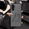 Coque de téléphone dessin animé chat mignon pour Samsung Galaxy A73 A33 A34 A36 A35 A17 A52 A54 A14 A23 A53 A56 A55 A16 A15 A52S A72