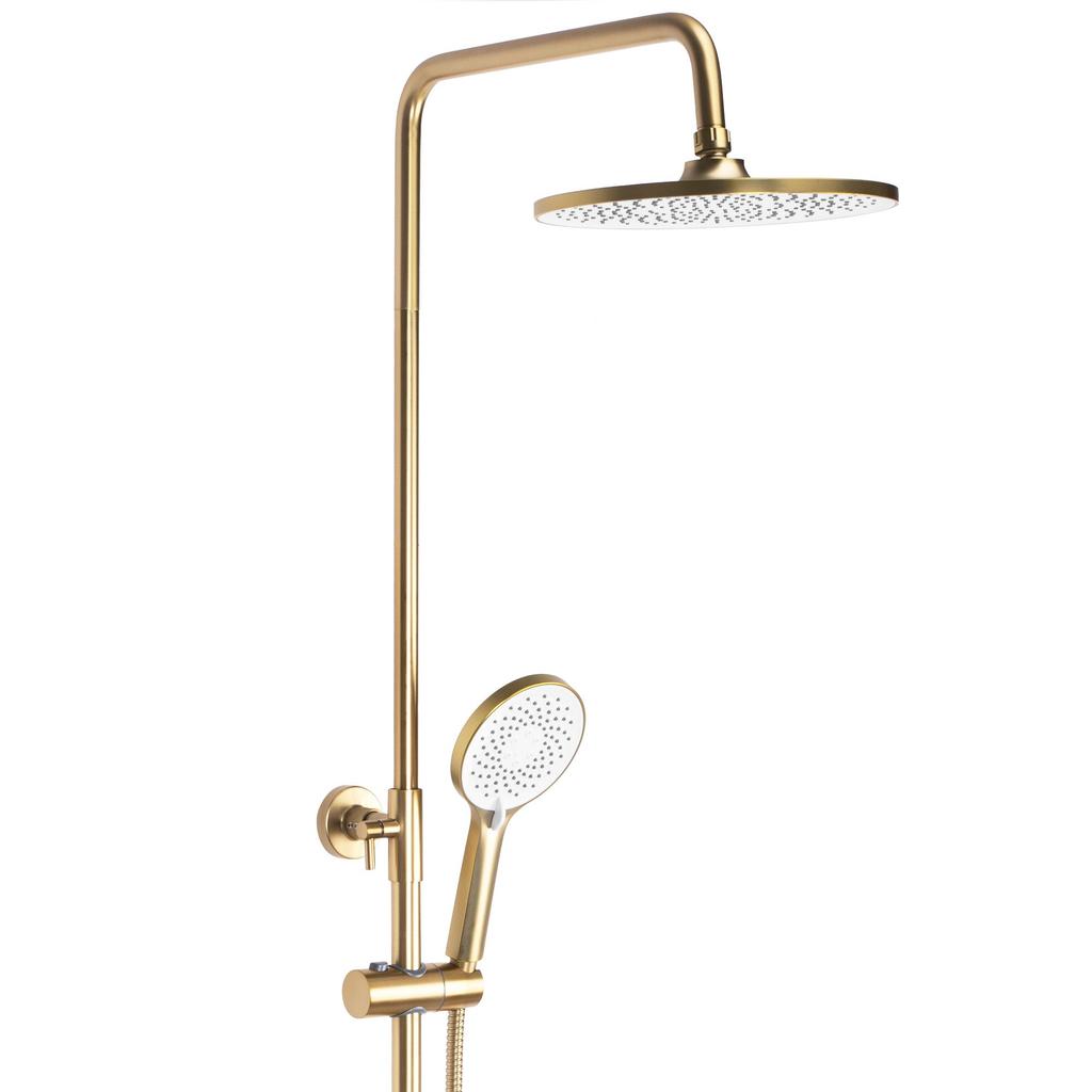Avalon Gold Brushed Shower Set Sku Rea-p2400