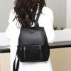 PU Leather Large Capacity Texture Backpack for Women – Casual & Stylish Ladies' Backpack