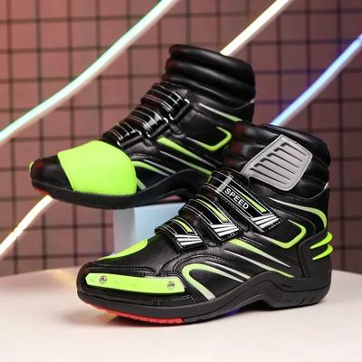 Waterproof Motocross Boots Non-slip Sneakers Cycling Protective Motorbike Shoes Racing Boots Wear Resistant Motorcycle Shoes