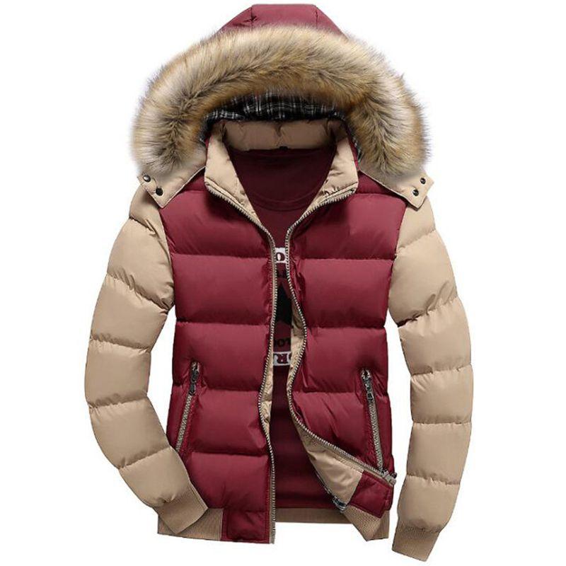 Padded Bubble Fur Hooded Coat Winter Warm Thick Puffer Quilted Jacket Parka**