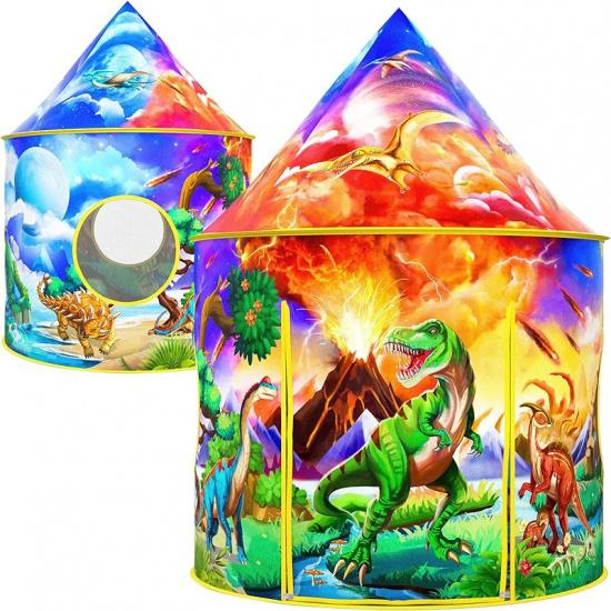 Wilwolfer Dinosaur Tent for Kids: Dinosaur Toys for Kids - Indoor Play Tent for Toddlers and Baby - Great Gift for Boys and Girls Dinosaur Tent