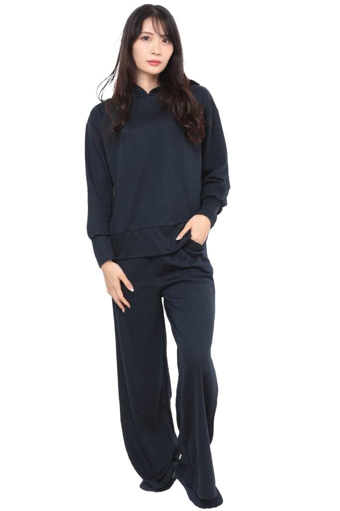 factory Loungewear Pajama Hooded Long Wide Leg Plus Perfect for Relaxing and Relaxing Size Y's Women's Set, Sweatshirt, Sleeves, Pants, Sizes, Soft,