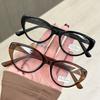 Retro Anti-Blue Light Cat Eye Glasses Transparent Lenses Europe And The United States Fashion High-Definition Reading Glasses