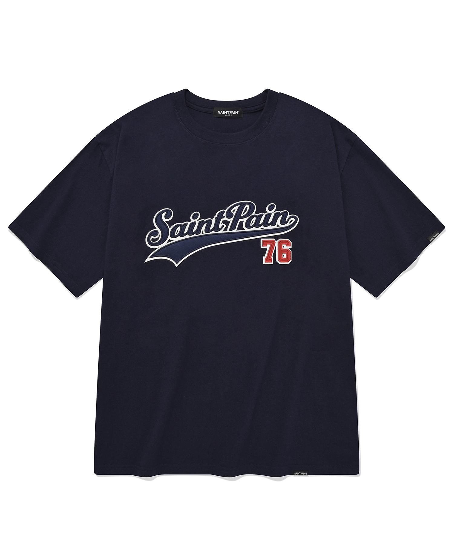 Saint Pain Sp Team Logo T-Shirt - Navy Navy/L