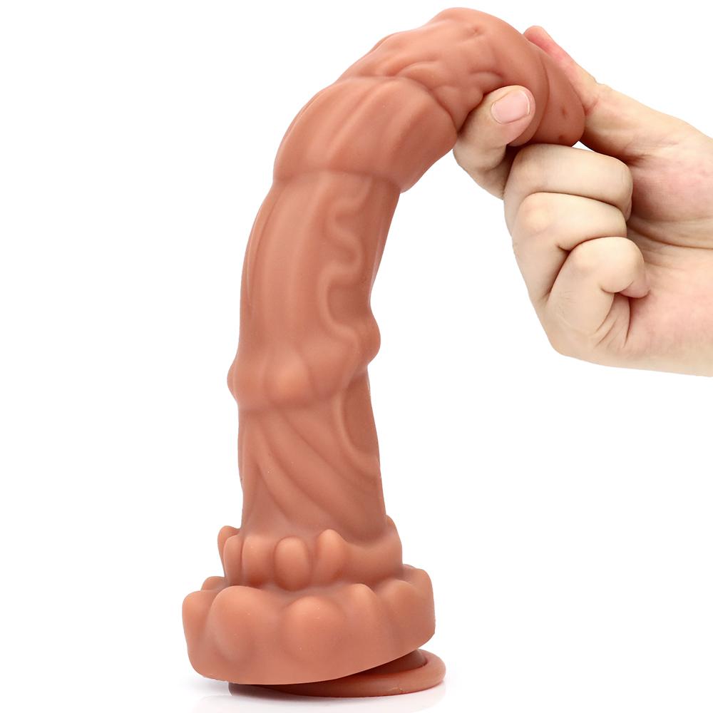 Gel de silice nouveau gros gland pénis gode réaliste énorme plug anal ventouse adulte strapon jouets sexuels pour femme vagin orgasme masturbation